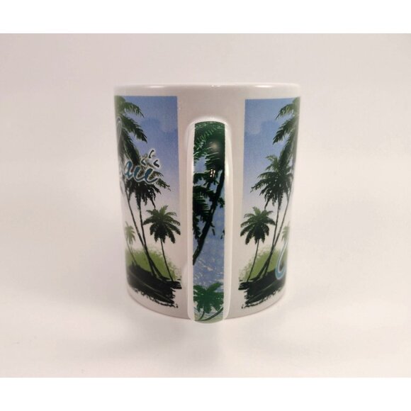 ABC Hawaii Island Waves Ceramic Coffee Mug Tea Cup Tropical Vacation Getaway - Picture 4 of 8